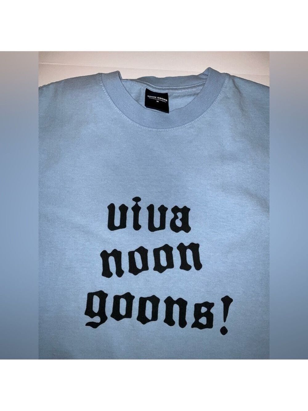 Noon goons downtown Los Angeles - Viva Noon Goons -size medium- NWOT -‎ lt. blue